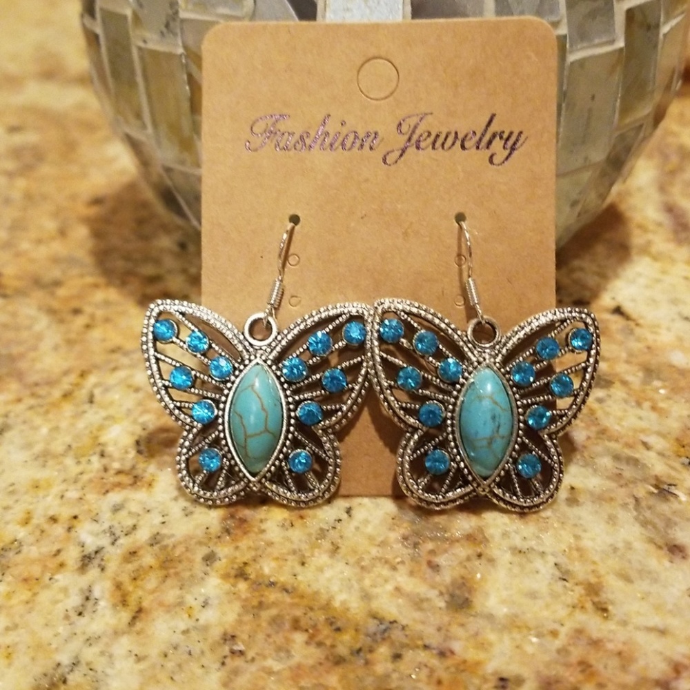 💙BUTTERFLY COSTUME EARRINGS 💙